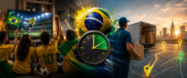Horários dos jogos do Brasil: o impacto nas entregas que sua operação precisa antecipar