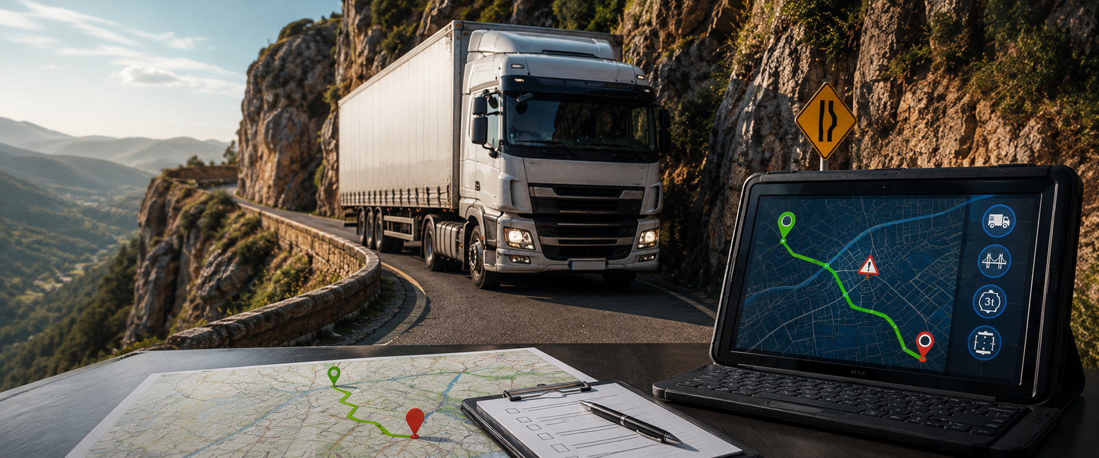 Planejamento de rotas para caminhões